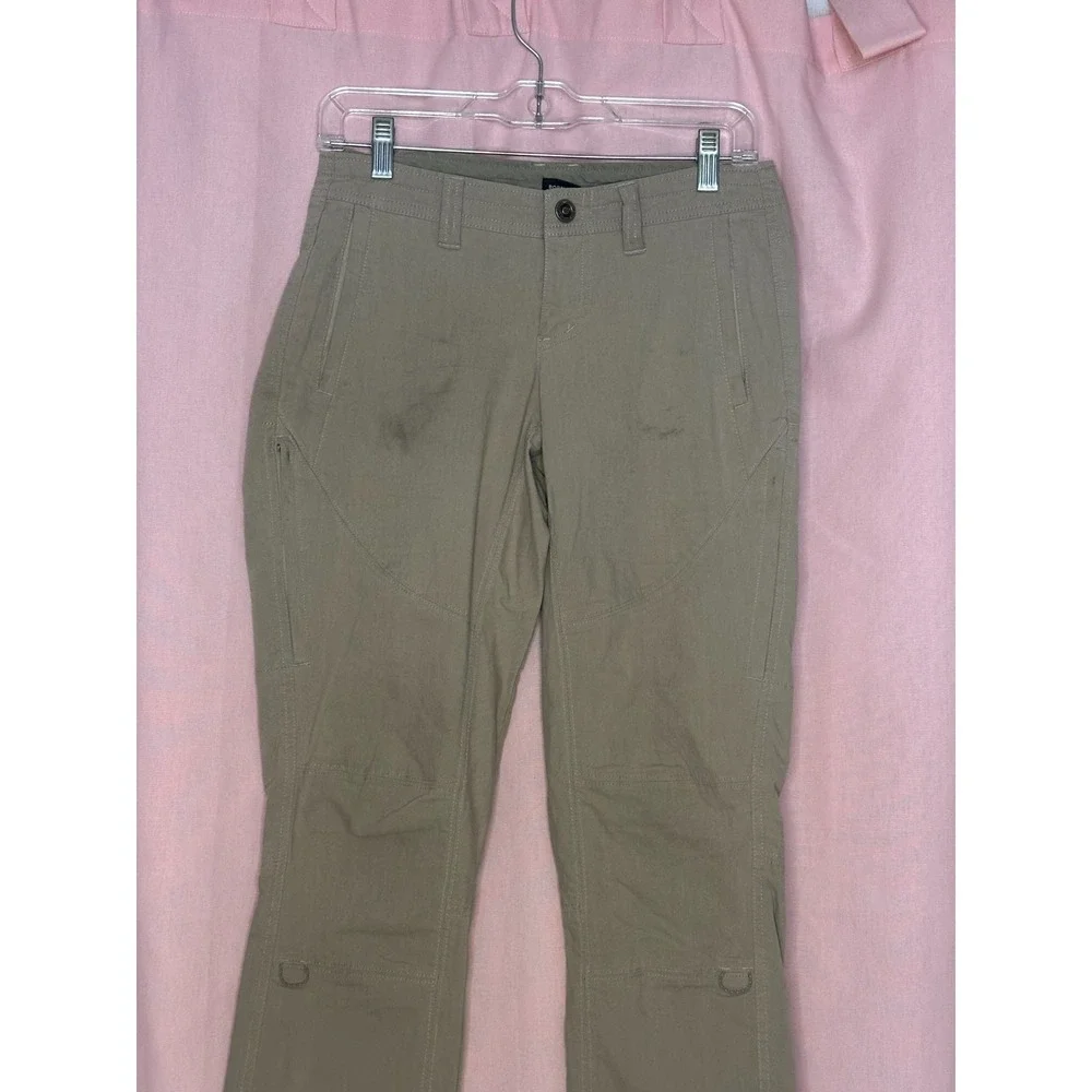 Kuhl Spire Roll Up Pants 4 Long Khaki Hiking Utility Outdoor Trail Work 29x33